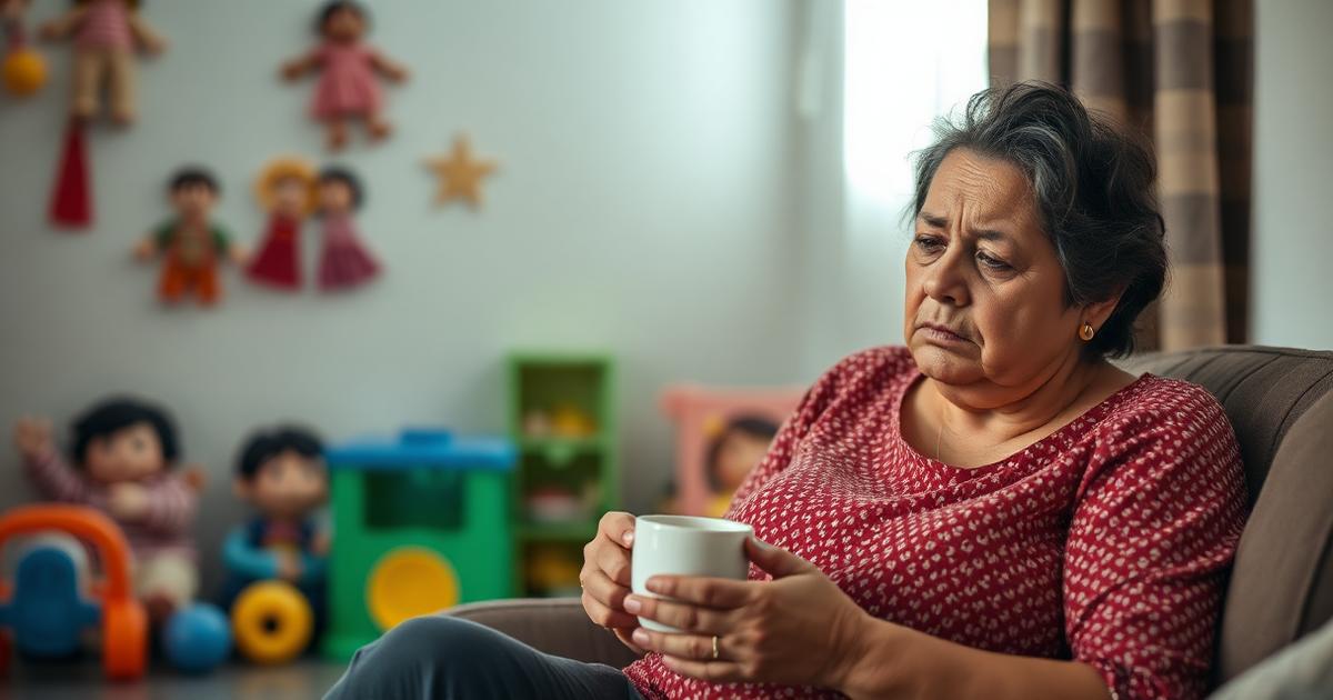 madre agotada en hermosillo tomando un momento para si misma