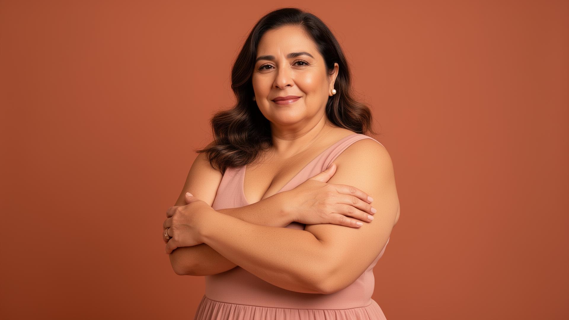 mujer adulta cultivando una relacion positiva con su cuerpo