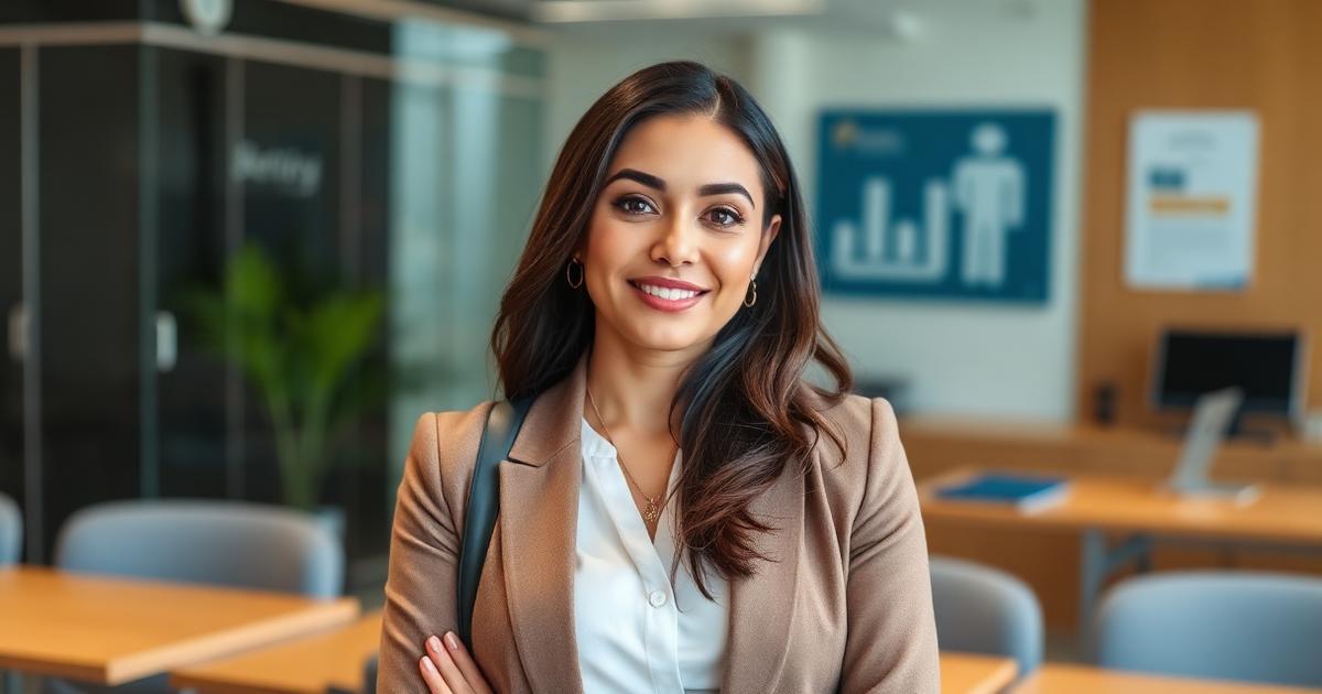 mujer preparandose para entrevista de trabajo en oficina de empleo de hermosillo
